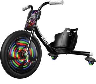 Automobilis su pedalais Razor RipRider 360 Lightshow, juodas