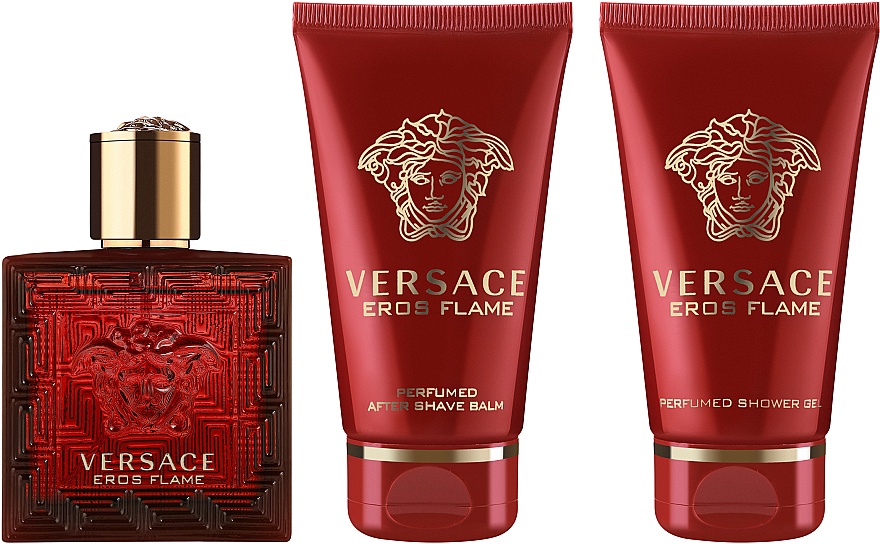 versace eros flame perfumed shower gel