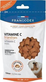 Лакомство для грызунов Francodex Vitamin C, для морских свинок, 0.050 кг