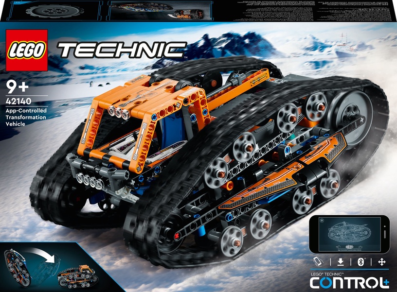 Konstruktor LEGO® Technic Rakenduse kaudu juhitav muudetav sõiduk 42140
