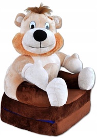 Pufs Teddy Bear, brūna, 450 mm x 700 mm