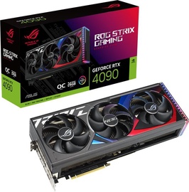 Vaizdo plokštė Asus GeForce RTX 4090 ROG-STRIX-RTX4090O24G-GAM, 24 GB, GDDR6X