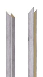 Ukseleng Domoletti, 209.5 cm x 14 - 18 cm x 2 cm, parempoolne, hall tamm