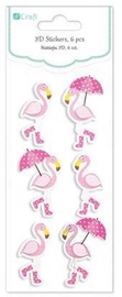 Lipdukas DallPrint Flamingos, 6 vnt.