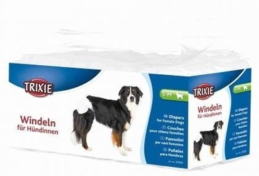 Sauskelnės šunims Trixie for Female Dogs 23632, S/M, 12 vnt.