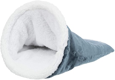 Кровать для животных Trixie Paul Cuddly Bag, синий/белый, 600 мм x 400 мм