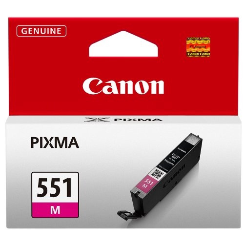 Rašalinio spausdintuvo kasetė Canon CLI-551M, rožinė/violetinė