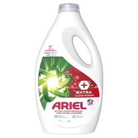 Šķidrs mazgāšanas līdzeklis Ariel extra clean 34washes, 1.7 l