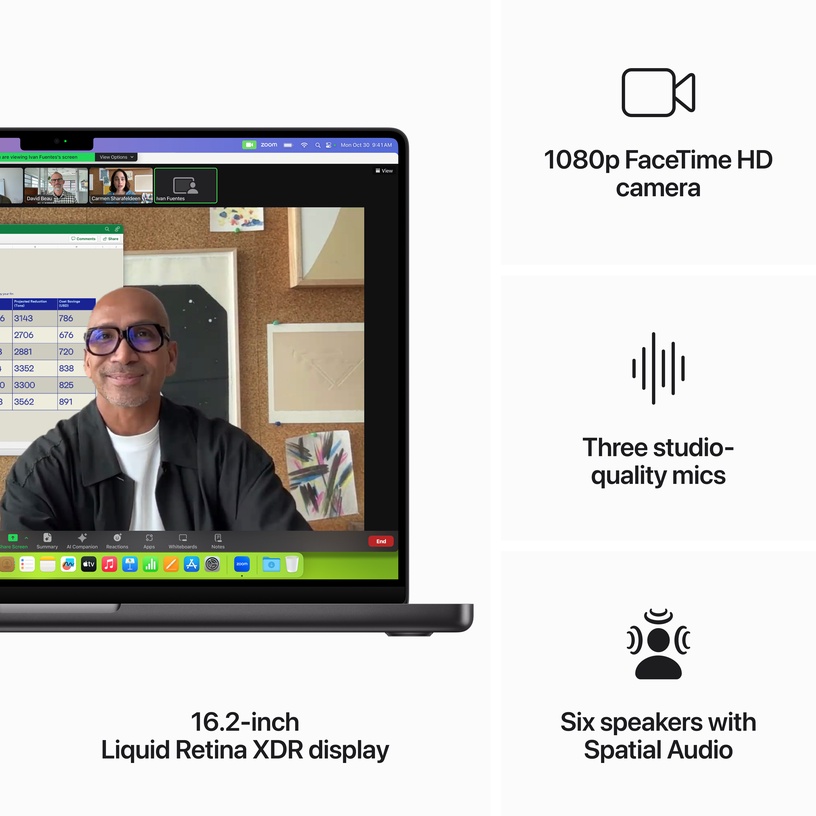 Portatīvais dators Apple MacBook Pro 16 MRW13KS/A, Apple M3 Pro, 18 GB, 512 GB, 16 ", melna, en/sv