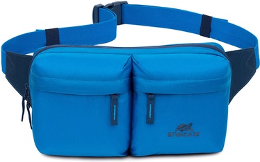 Soma uz jostas vietu Rivacase 5511 light blue Waist bag for mobile devices, zila, 7"
