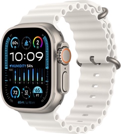 Nutikell Apple Watch Ultra 2 GPS + Cellular, 49mm Titanium White Ocean Band LT, titaan