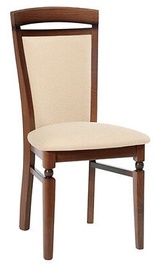 Ēdamistabas krēsls Bawaria, brūna/bēša, 46 cm x 55 cm x 94 cm