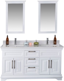 Комплект мебели для ванной Kalune Design Huron 60, белый, 54 x 150 см x 86 см