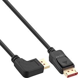 Kaabel InLine DisplayPort - DisplayPort 8K Left Angled 17153L, must, 3 m