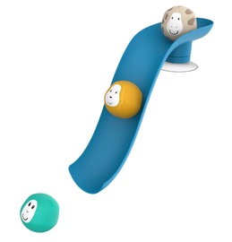 Vannas rotaļlietu komplekts Matchstick Monkey Endless Bathtime Fun Bathtime Slide Set, daudzkrāsaina