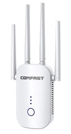 Ruuter Comfast Wi-Fi Repeater, valge