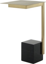 Kafijas galdiņš Kayoom Rocio 200, zelta/melna, 30 cm x 30 cm x 56 cm