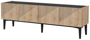 TV-laud Kalune Design Draw, must/tamm, 1540 mm x 370 mm x 450 mm
