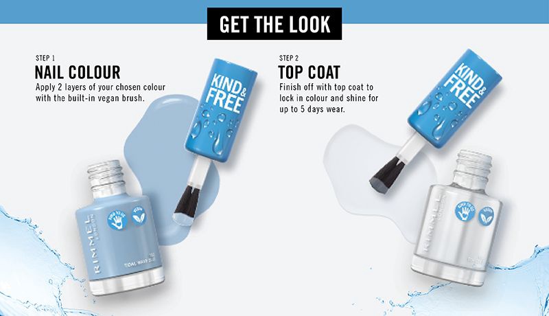 Топовое покрытие для ногтей Rimmel London Kind & Free, 8 мл