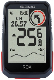 Велосипедный компьютер Sigma ROX 4.0 GPS 01060, пластик, черный