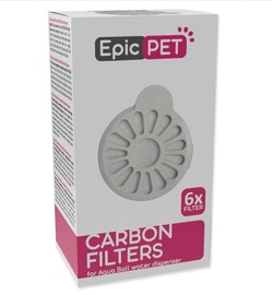 Фильтр дозатора воды Epic Pet Carbon Filters 812438, белый, 6 шт.