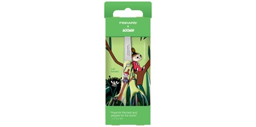 Ножницы Fiskars Moomin, простые, зеленый