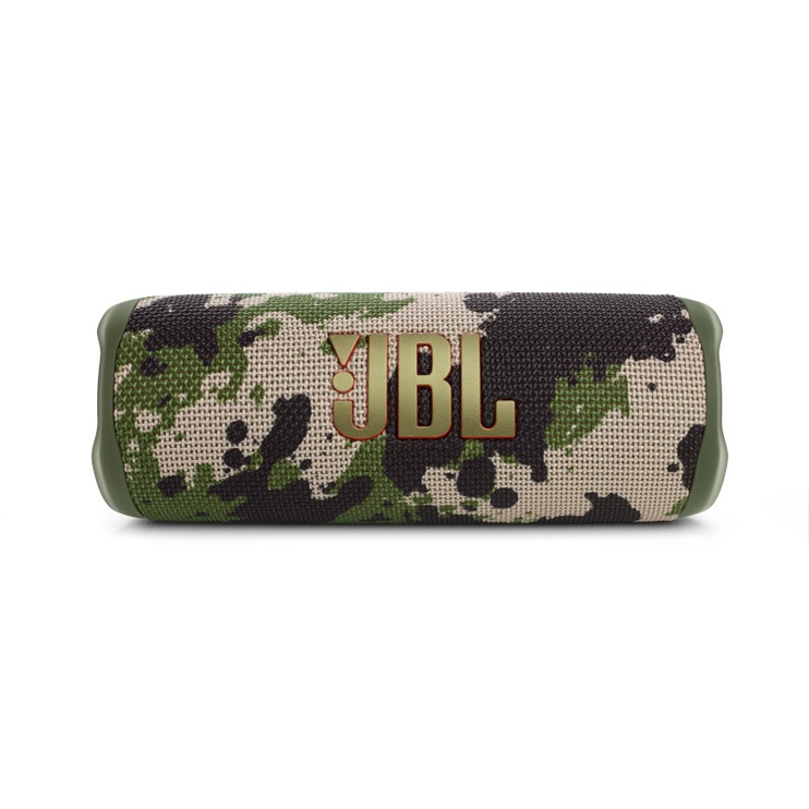 Bezvadu skaļrunis JBL Flip 6, melna/zaļa/bēša, 20 W