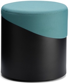 Пуф Kalune Design Nar-Puf A001236, черный/зеленый, 37 см x 37 см x 40 см