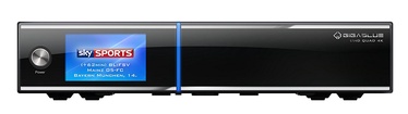 Digitālais uztvērējs Gigablue UHD Quad 4K 2x DVB-S2 FBC, 30 cm x 24 cm x 6.3 cm, melna