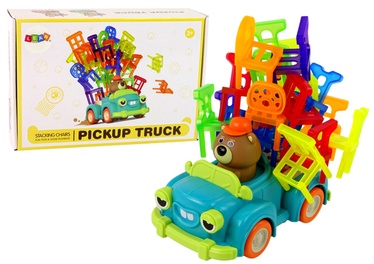 Lauamäng Lean Toys Pickup Truck Stacking Chairs 13418