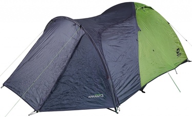 Trīsvietīga telts Hannah Arrant 3 10003222HHX, zaļa/pelēka