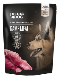 Mitrā barība (konservi) suņiem Primadog, savvaļas dzīvnieku gaļa, 0.6 kg