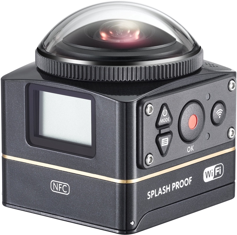 Экшн камера Kodak Pixpro SP360 4K Pack SP3604KBK7, черный