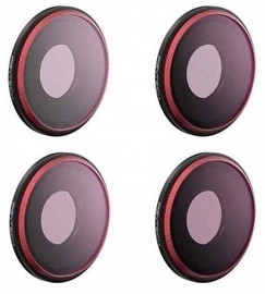 Набор фильтров для экшн-камеры PGYTECH ND-PL (8/16/32/64) P-32C-013, черный/красный