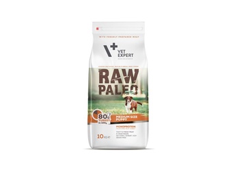 Сухой корм для собак Raw Paleo MAGNUM.152689, индюшатина, 10 кг