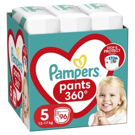 Sauskelnės Pampers Pants, 5 dydis, 12 - 18 kg, 96 vnt.