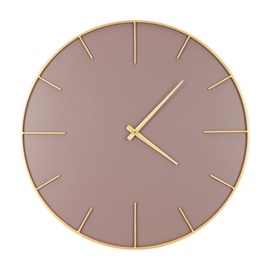 Laikrodis 37, violetinė, medžio drožlių plokštė (mdp)/metalas, 4 cm x 60 cm, 60 cm