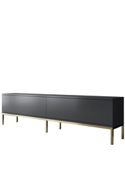 TV galds Kalune Design Lord, zelta/antracīta, 30 cm x 180 cm x 47 cm