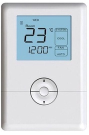 Termostats HiSmart Wireless Thermostat Set, stiprināms uz virmas, balta