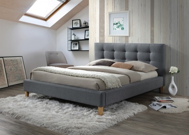 Кровать Texas, 140 x 200 cm, серый, с решеткой