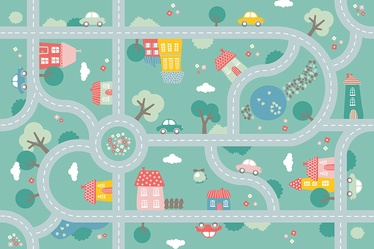 Aktivitātes paklājiņs Marko Traffic, 150 cm x 100 cm