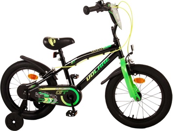 Vaikiškas dviratis, miesto Volare Super GT, juodas/žalias, 16"