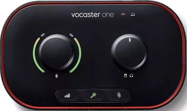 Garso sąsaja Focusrite Vocaster One, juoda