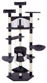 Kaķu skrāpējamais stabs Springos Multi-Level Cat House, 50 cm x 50 cm x 203 cm