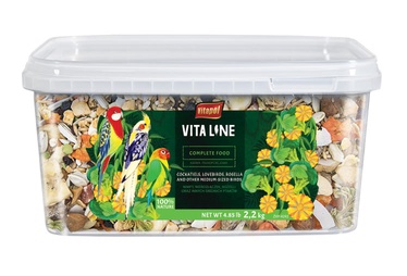 Sausa pārtika Vitapol Vitaline ZVP-4242, vidējiem papagaiļiem, 2.2 kg