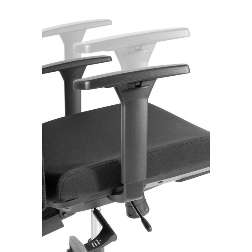 Kontoritool Maclean Ergo Officer ER-414, 49 x 48 x 119.5 - 129.5 cm, must
