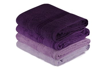 Набор полотенец для ванной Foutastic Rainbow 317HBY1425, фиолетовый/многоцветный, 140 x 70 cm, 4 шт.