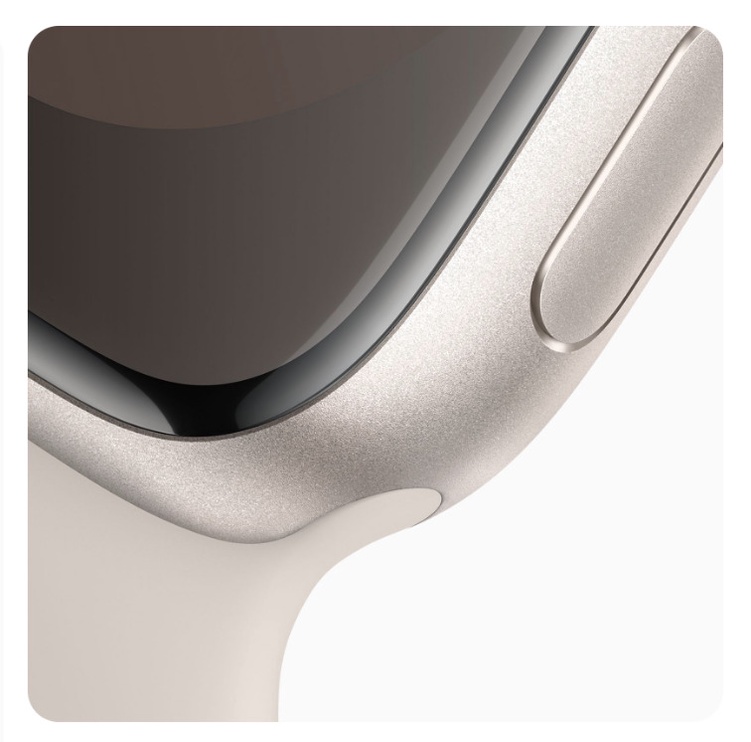 Умные часы Apple Watch Series 9 GPS + Cellular, 41mm Starlight Aluminium Starlight Sport Band M/L, бежевый