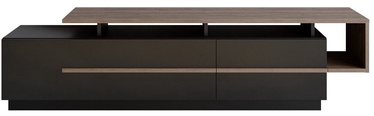 TV-laud Kalune Design Pia, must/pähklipuu, 1800 mm x 389 mm x 464 mm