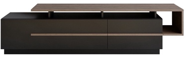 TV-laud Kalune Design Pia, must/pähklipuu, 1800 mm x 389 mm x 464 mm
